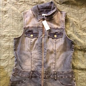 Women’s denim pantsuit